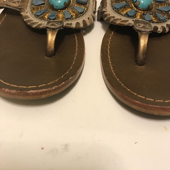 Jack Rogers thong slides - Picture 3 of 4
